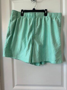 George Men's Swim Trunks 2XL Agua Verde Mint Green
